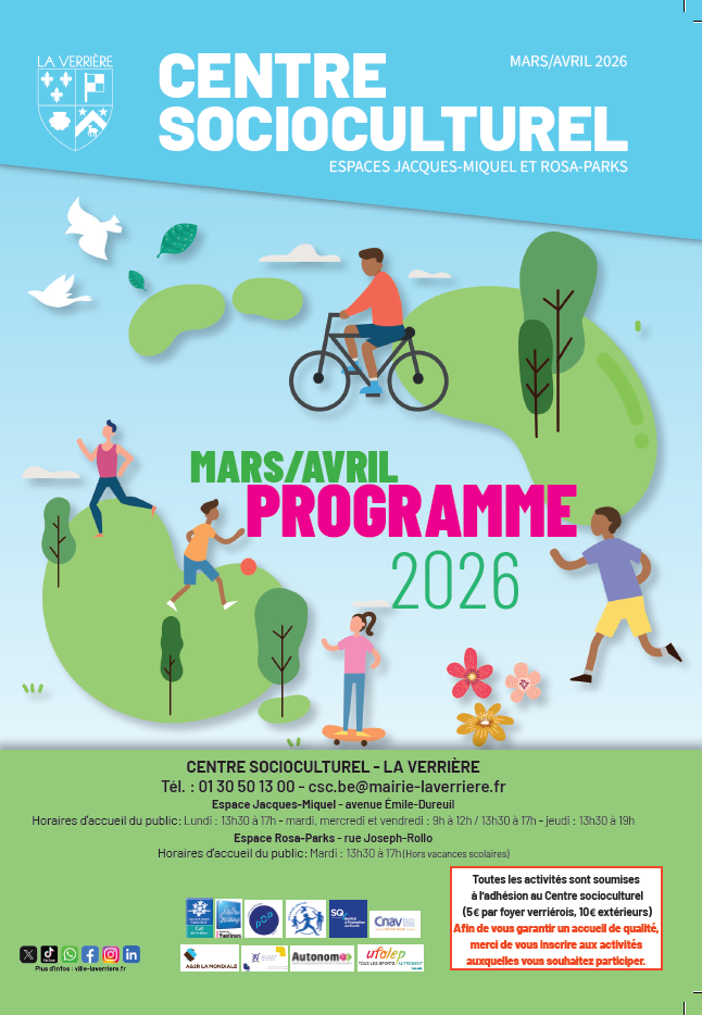 plaquette CSC Mars et Avril 