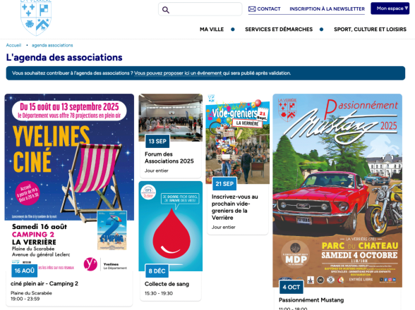 agenda des associations