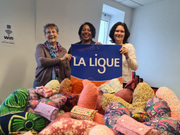 remise des coussins du coeur à La Ligue en 2024