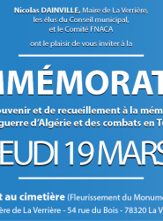 commémoration 19 mars - 2026