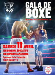 gala de boxe 11 avril 2026