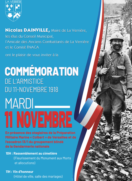 Commemoration 11 novembre 1918  le 11 novembre 2025 à 10h