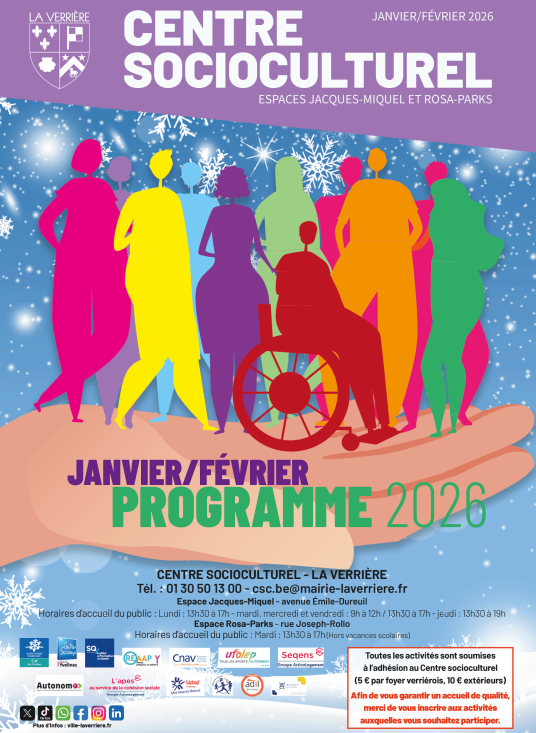 Programme du CSC janvier février 2026