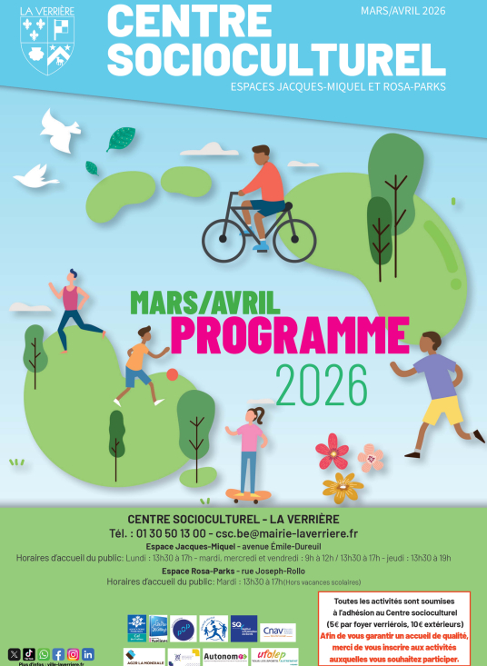 programme CSC Mars Avril 2026