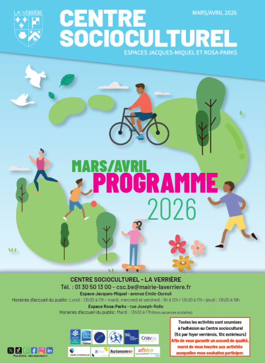 plaquette CSC Mars et Avril 