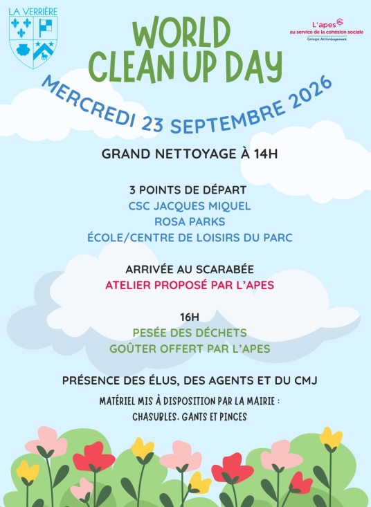 World clean up day 2026