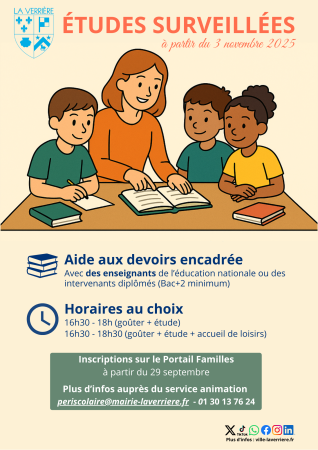 etudes surveillee