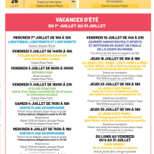 Programme CSC été 2026